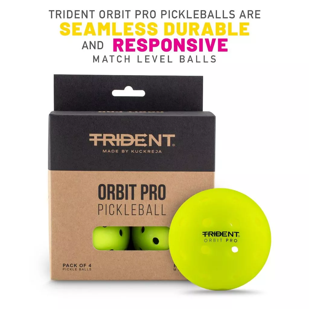 Trident Orbit Pro Pickleball Balls – Neon - Image 4